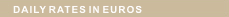 Daily rates in Euros